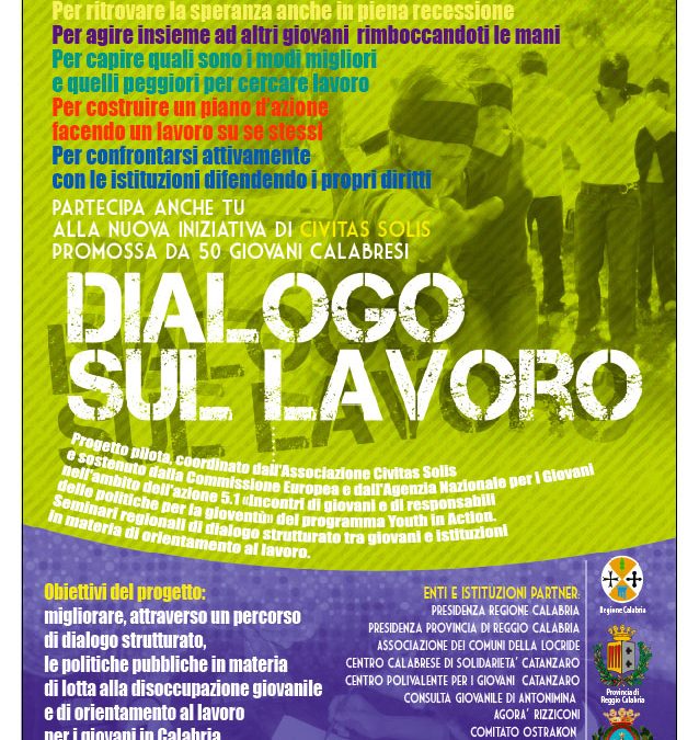 Progetto “Dialogo sul lavoro”