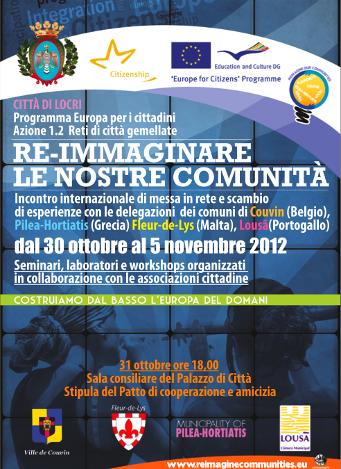 Re Imagine our Communities: successo del primo evento realizzato nella città di Locri