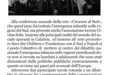 Civitas Solis in trasferta partenopea per “Crescere al Sud”