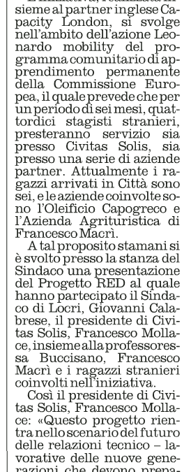 Locri apre le porte agli studenti stranieri