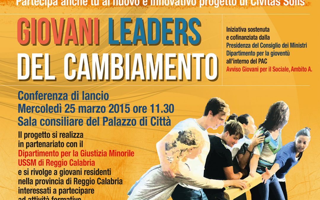 Presentazione del progetto “Giovani leaders del cambiamento”
